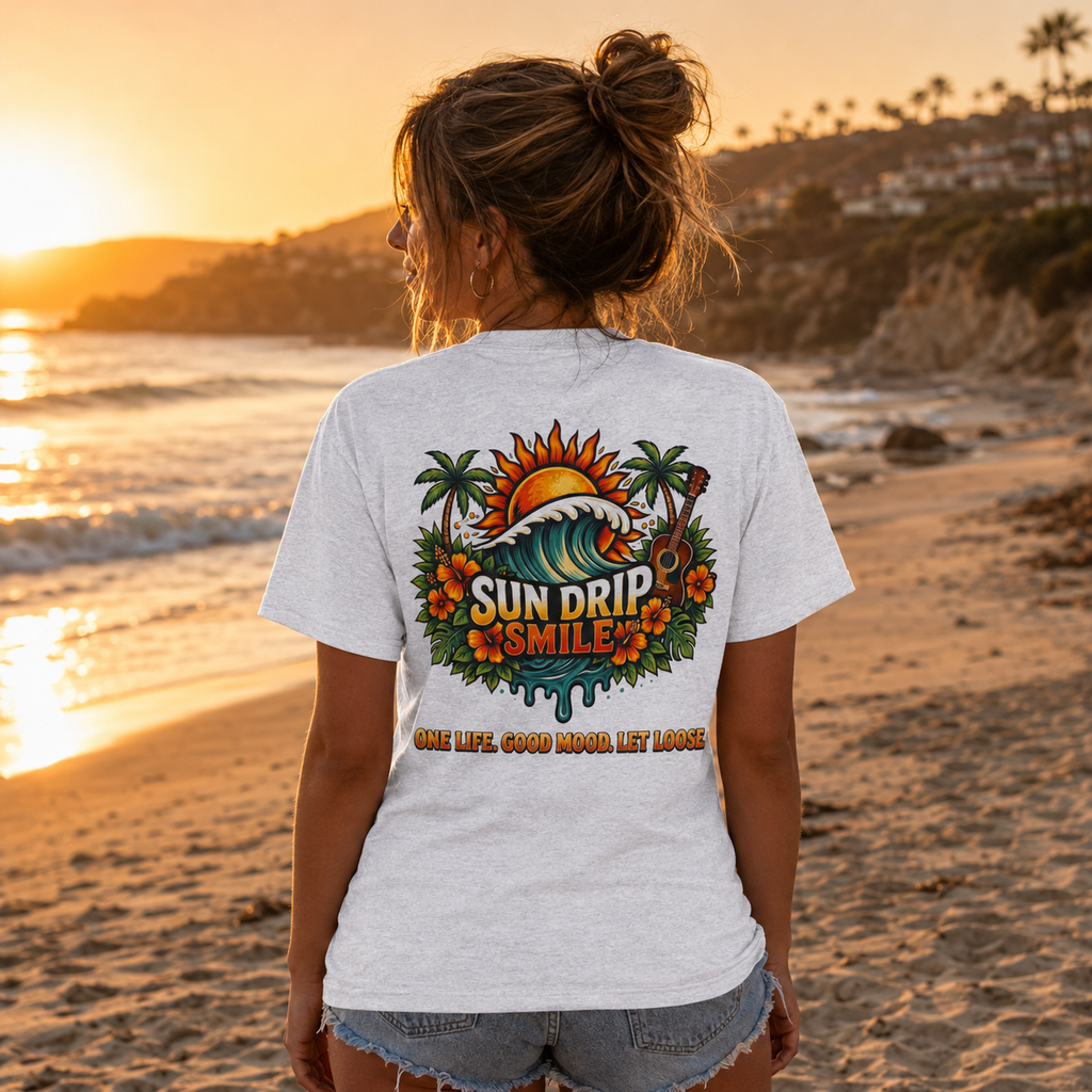 Sun Drip Smile - Hero Art Tee