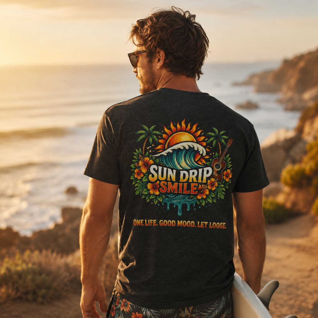 Sun Drip Smile - Hero Art Tee